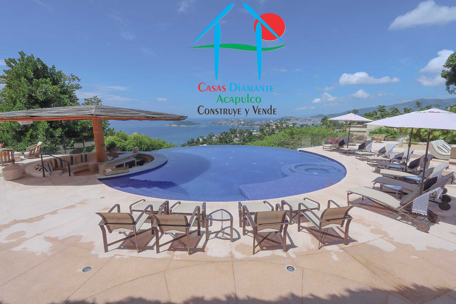 Casa 8 Caballos - Terraza con alberca 12